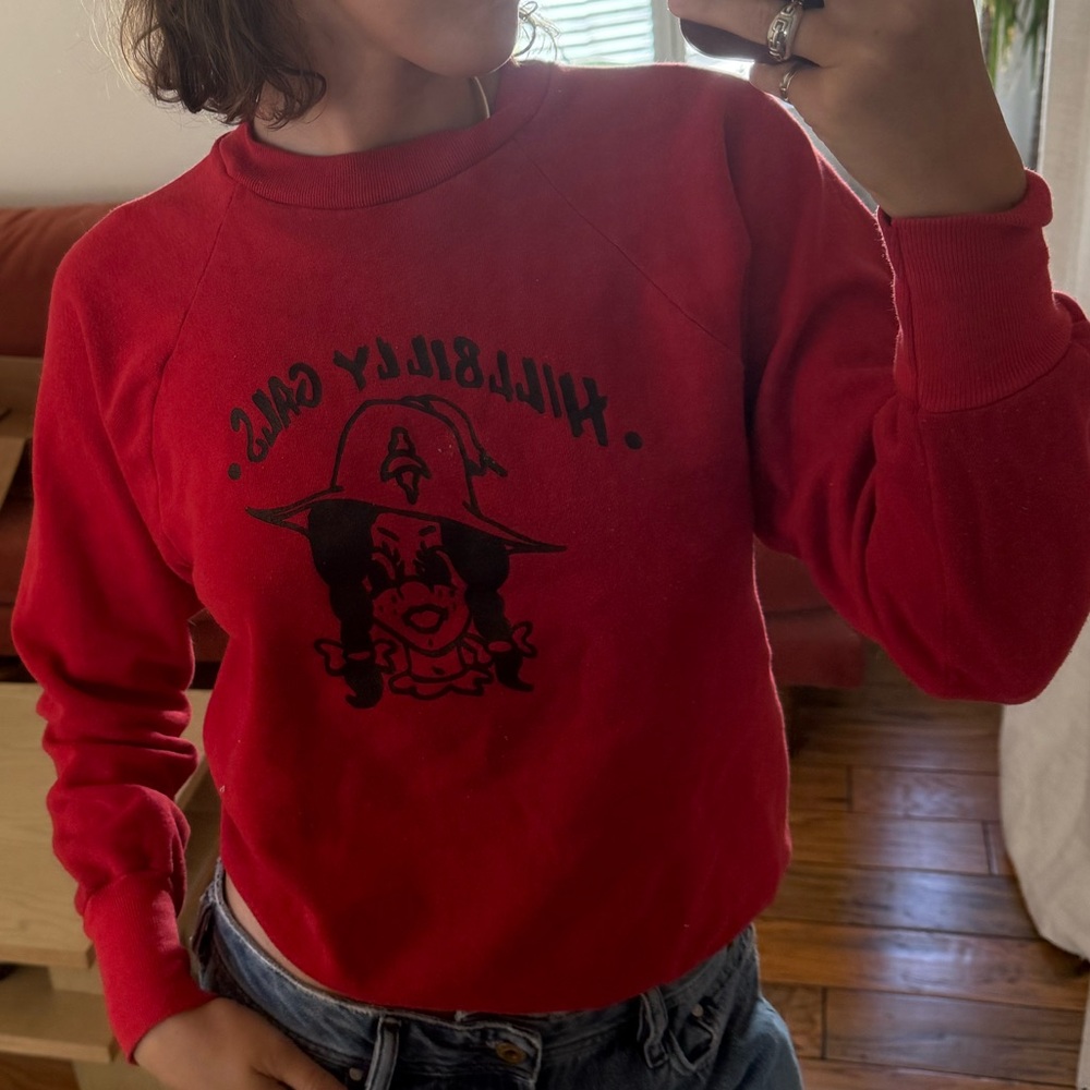 Red Hillbilly Crewneck Sweatshirt